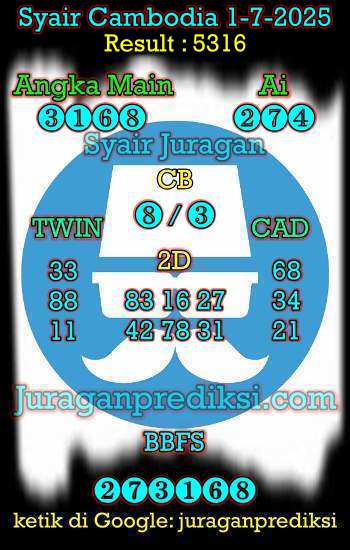 prediksi cambodia 1 juli 2025, syair cambodia hari ini selasa 1-7-2025, prediksi syair kamboja 1 juli 2025 4d jitu dan akurat