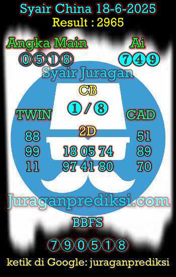 prediksi china 18 juni 2025, syair china hari ini rabu 18-6-2025, bocoran china, prediksi china akurat, syair china, prediksi china jitu