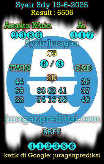 prediksi sdy 19 juni 2025, syair sdy hari ini kamis 19-6-2025, prediksi syair sydney 19 juni 2025, prediksi sdy jp jitu dan akurat